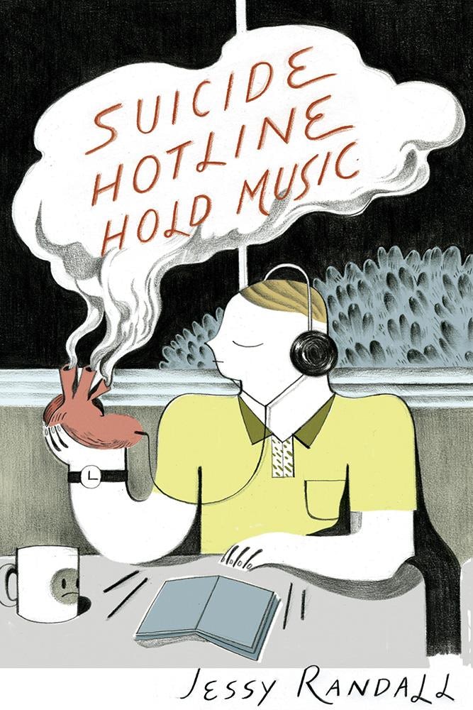 Book cover image for Suicide Hotline Hold Music ISBN: 9781597095556